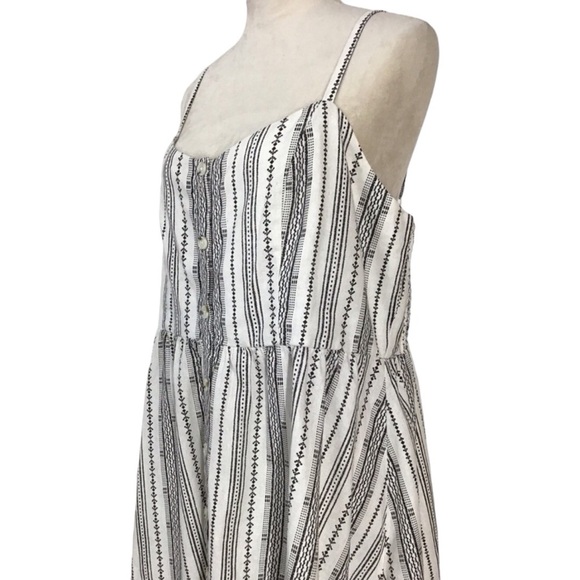Old Navy Boho Cami Striped Linen Blend Sundress Size XL - Picture 6 of 8